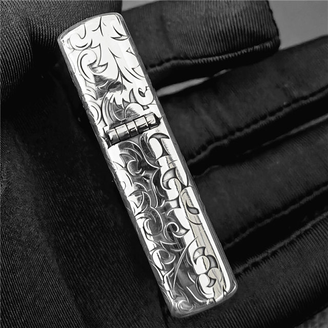 Zippo genuine sterling silver Tangcao custom lighter