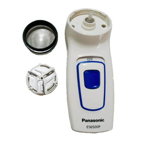 日本进口Panasonic松下剃须刀男士ES6500P-W电动刮胡旋转式单刀头 - 图1