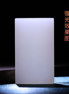 昆仑御和田玉吊坠羊脂玉白玉平安无事牌玉坠男玉牌和田玉羊脂玉平