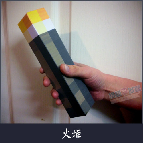 动漫卡通我的世界砖石镐铁镐苦力怕僵尸方块 立体纸模型DIY手工 - 图2