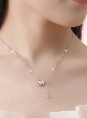 轻奢小众锁骨链小蛮腰项链女