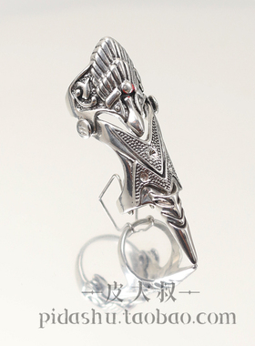 赛博朋克风戒指个性摇滚关节指环