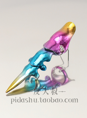 新款朋克嘻哈欧美个性彩色指环