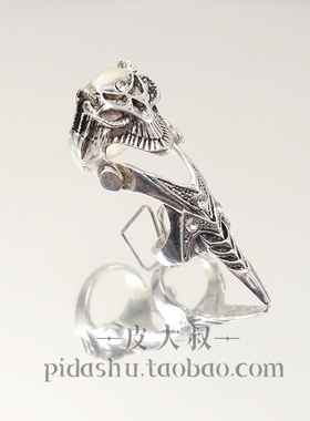 复古朋克夸张风个性摇滚关节戒指