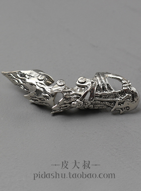 朋克摇滚哥特式关节合金长戒指