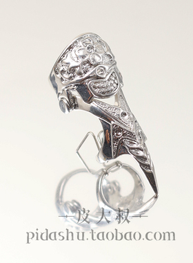 金属感朋克风个性夸张戒指