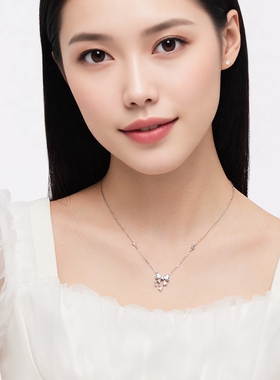 Star Ray 心动甜梦项链女S925纯银轻奢小众设计感生日礼物送女友