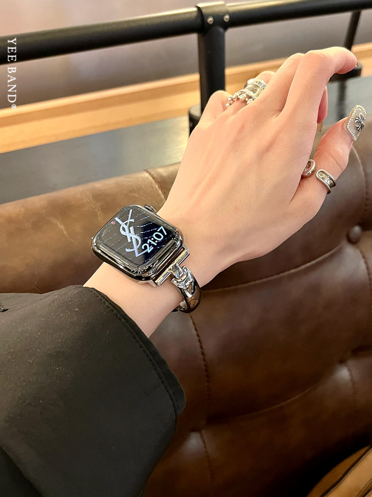 IAMYEE水滴手镯金属表带适用于AppleWatch5678S9S10S11苹果手表带,淘宝优惠券,粉丝福利购,淘宝优惠卷