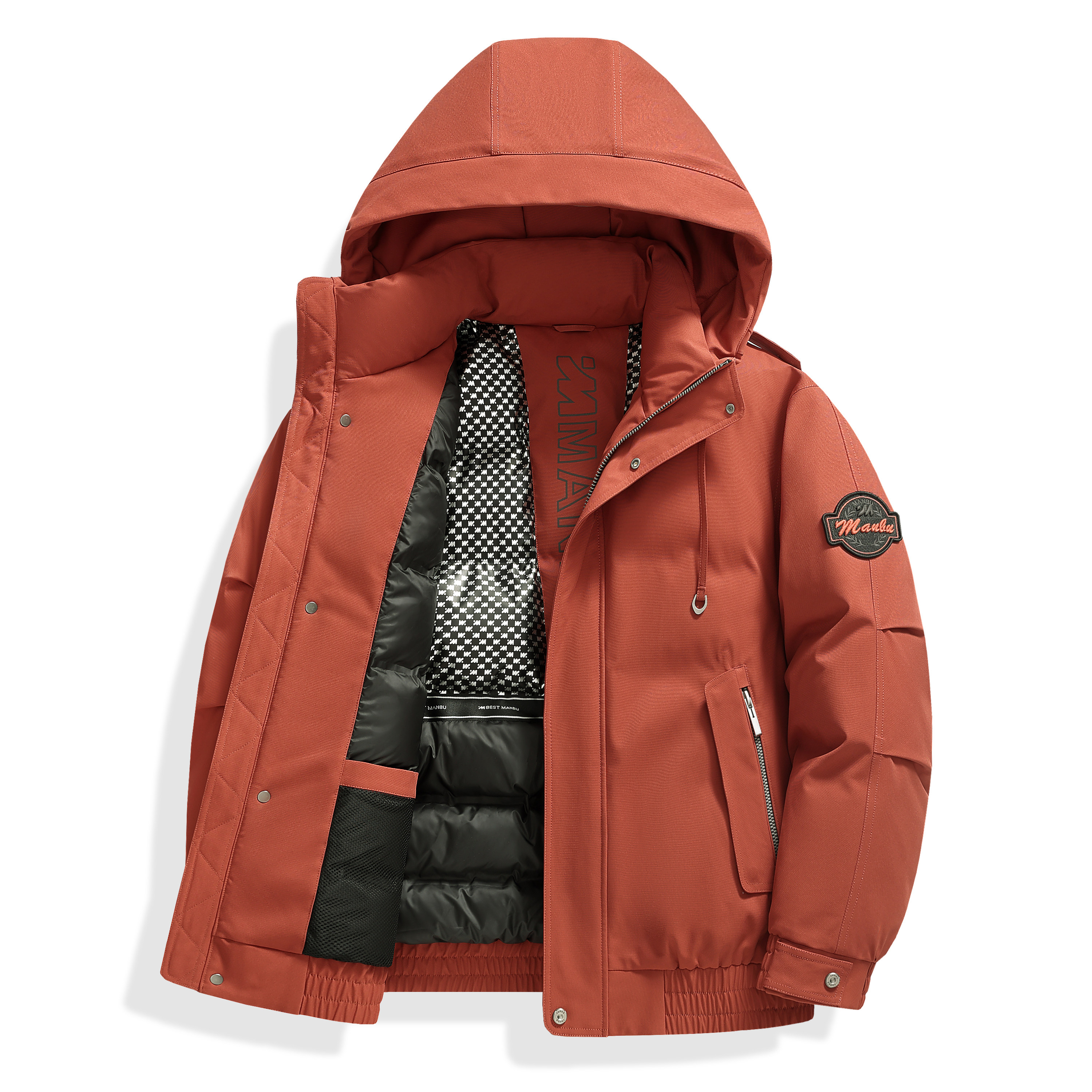 【大美专享】连帽工装羽绒服9585 - 图0