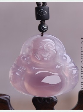 天然冰种如意葫芦证书玉石吊坠