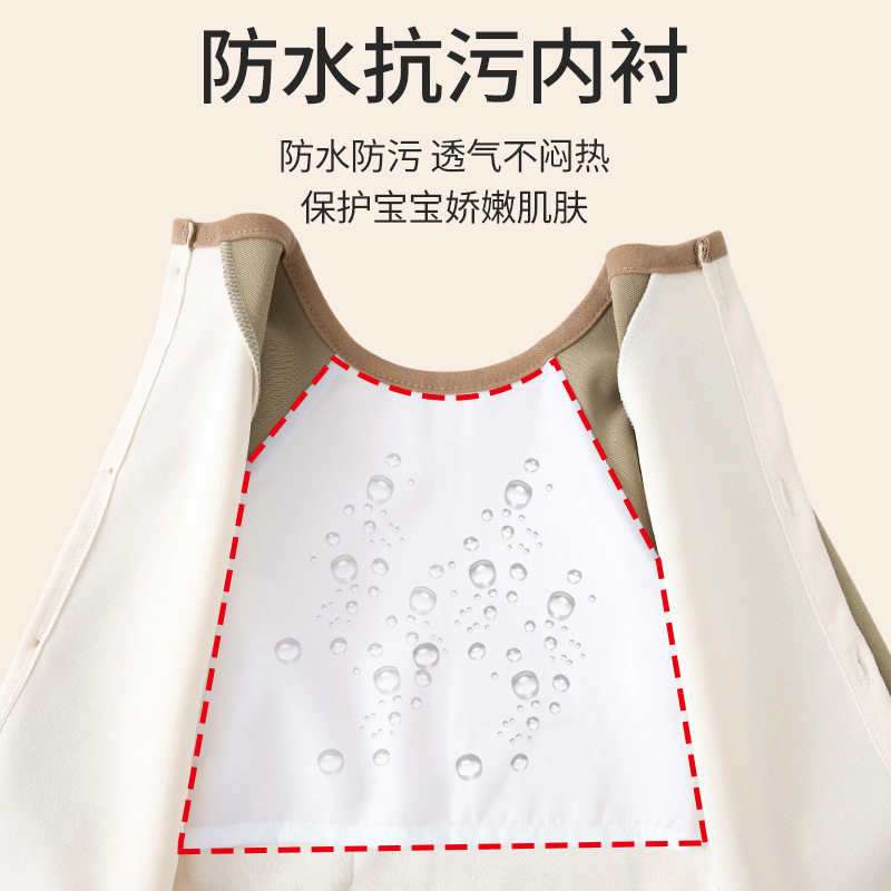 男童罩衣外穿洋气春秋休闲风反穿衣防水透气吃饭围裙宝宝防脏四季,淘宝优惠券,粉丝福利购,淘宝优惠卷