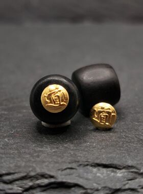 通体S925纯银电镀24K金道