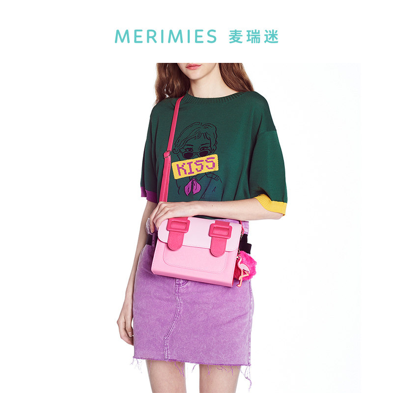 merimies麦瑞迷泰国火烈鸟斜挎包包 MERIMIES女士包袋