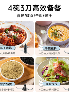 BRUNO×姆明联名陶瓷绞肉机
