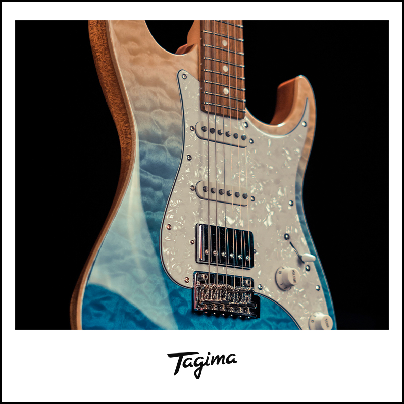 巴西Tagima电吉他Stella DW斯特拉渐变色单单双专业级-图0