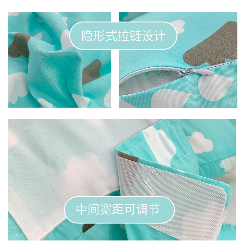 网红款护腰侧睡枕托腹u型孕妇枕头 雨绒护腰枕