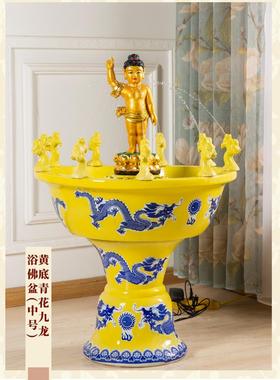 树脂彩绘鎏金佛像