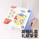 Детские игрушки от 0 до 1 года, обучение ребенка, раннее образование, счастливый шестигранник, 6 месяцев, 3–1 малыш, 8–8–2