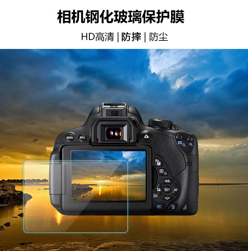 适用索尼黑卡相机贴膜RX100 RX100II RX100M3 M4钢化膜M5A M6 M7-图2