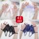 Underwear for women fat mm large size lace transparent underwear women summer thin bow hollow low waist thin strap thong