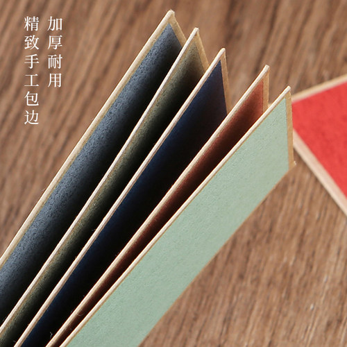 燃灯高档楮笺宣纸书签创意空白双面包边熟宣软卡小楷书法工笔画绘画diy创作用古典中国风流苏自制纸质书签 - 图3