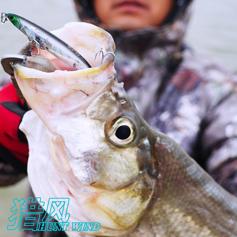 STT猎风暴龙S75 S85 S95柳叶形远投沉水铅笔硬饵路亚饵翘嘴鲈鱼-图2