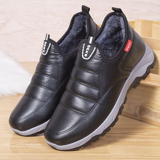 Botas de algodón de terciopelo, zapatos de tela viejos de Beijing, zapatos de algodón informales, 2023