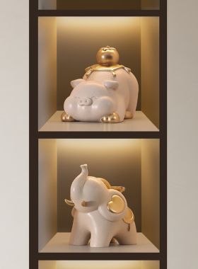 吉象如意摆件客厅电视柜酒柜装饰