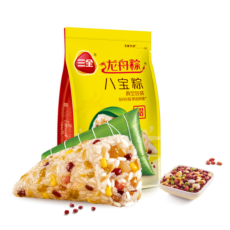 9.9元 【三全食品官方旗舰店】 三全招牌甜粽组合 100g*4个 