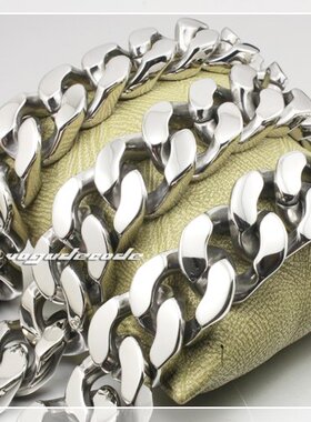 闪亮朋克风钛钢项链包邮