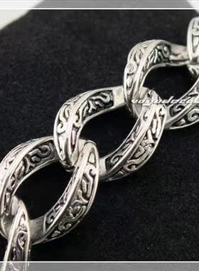 银色时尚风饰品钛钢手链包邮