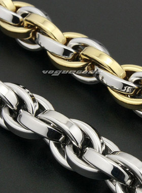 金银色时尚风钛钢饰品手链包邮