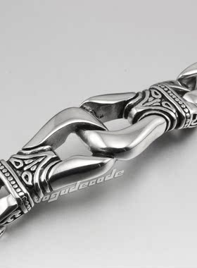 饰品摇滚风钛钢手链包邮