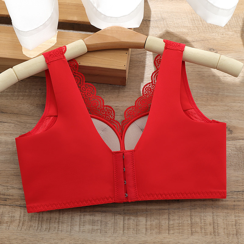 本命年红色女士收副乳上托2021文胸 思晴文胸