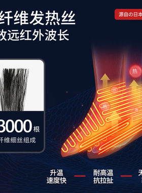 脚踝护具足底筋膜炎护踝艾灸热敷理疗仪器脚底按摩器男女足脚背踝