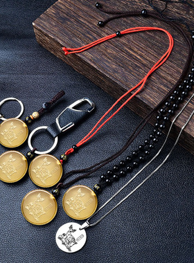 集雅轩宋韶光2026马年吉祥物生肖属蛇灵鹿长春黄水晶吊坠挂件礼品