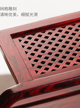 新中式红木博古架摆件 客厅玄关花架博古架 古代房间装饰品展现货