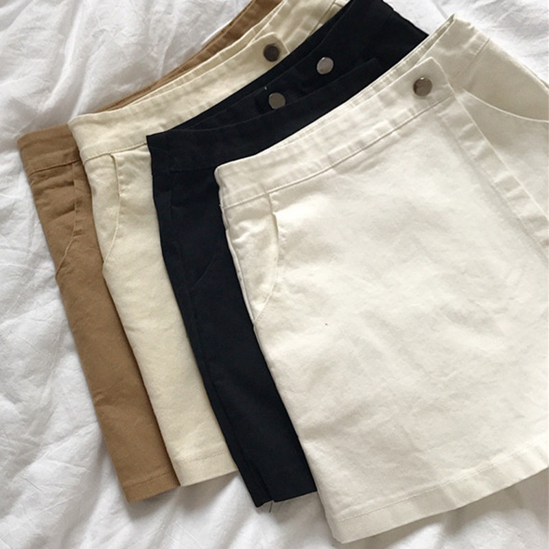 2020新款韩版夏季高腰纯棉短款短裤 黛贝奴休闲裤