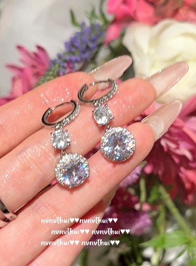 镀18K白金轻奢欧美小众方糖名媛宽戒指 时尚百搭女神开口关节戒