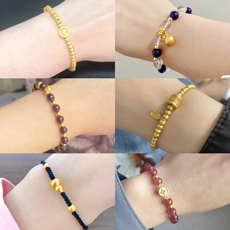 金佛爷18K古法小黄金珠珍珠隔珠散珠定位珠转运珠diy手工材料配件,淘宝优惠券,粉丝福利购,淘宝优惠卷