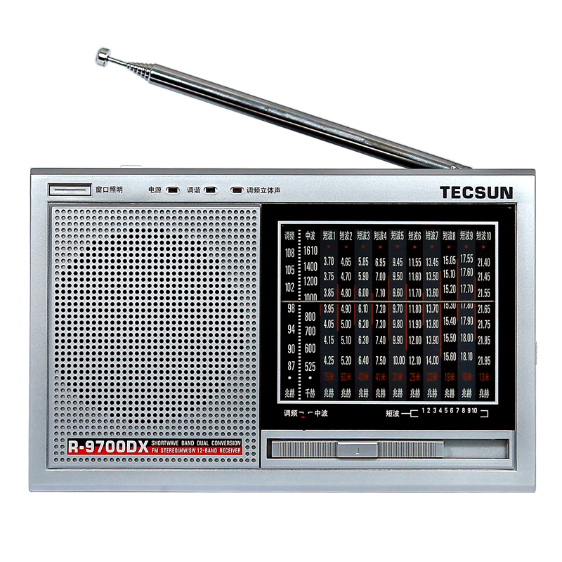 Tecsun/德生 R-9700DX全波段 送老人 二次变频12波段立体声收音机 - 图3