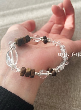 水晶沉香925银轻奢感清冷感礼物