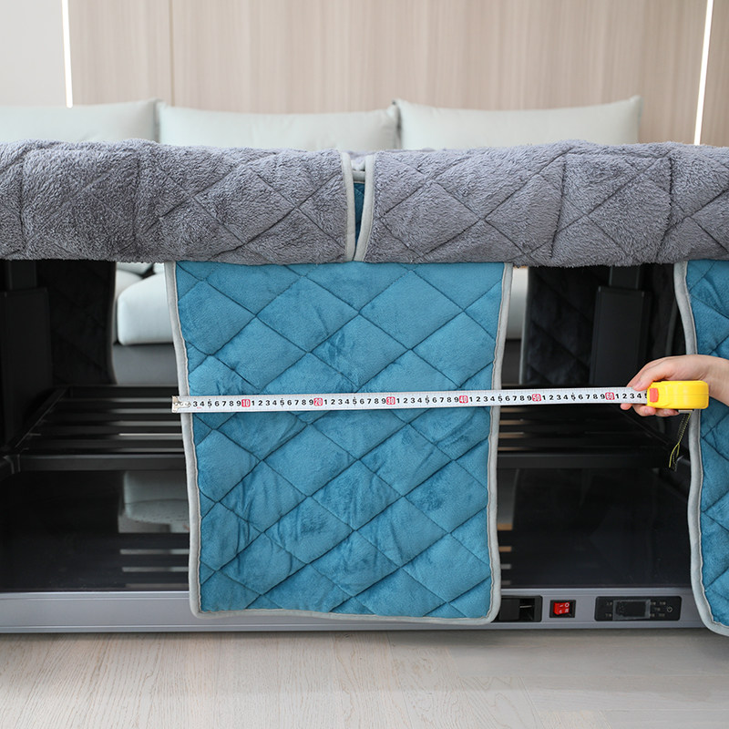 长方形12面桌面揭盖烤火被加绒加厚烤火炉罩冬天双面绒取暖桌套罩,淘宝优惠券,粉丝福利购,淘宝优惠卷