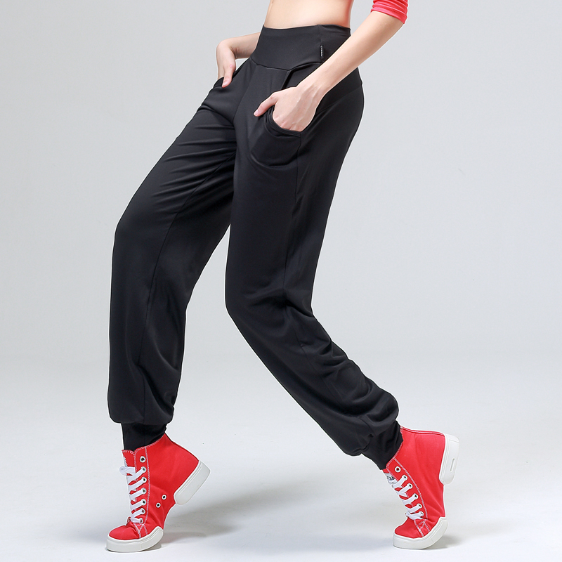 康尼CONNY秋冬季新款长裤女收口萝卜裤舞蹈裤练功健美操服装8391 - 图0