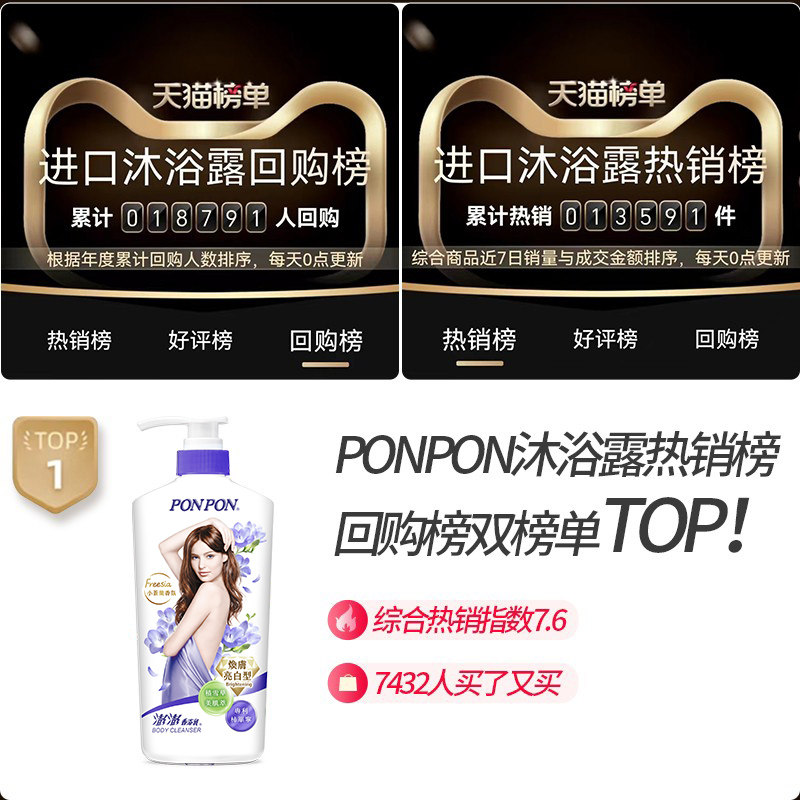 耐斯澎澎女持久留香香水台湾沐浴露 NICE海外沐浴露