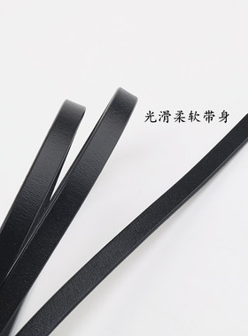 西装女士百搭风打结黑色细腰带