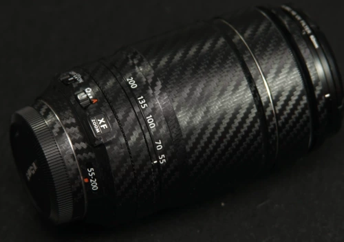 Fuji XF55-200 Body Micro-Single Beauty Protect Film 55200 Углеродное волокно 3M Матрица Книга Книга Склейк Пленка