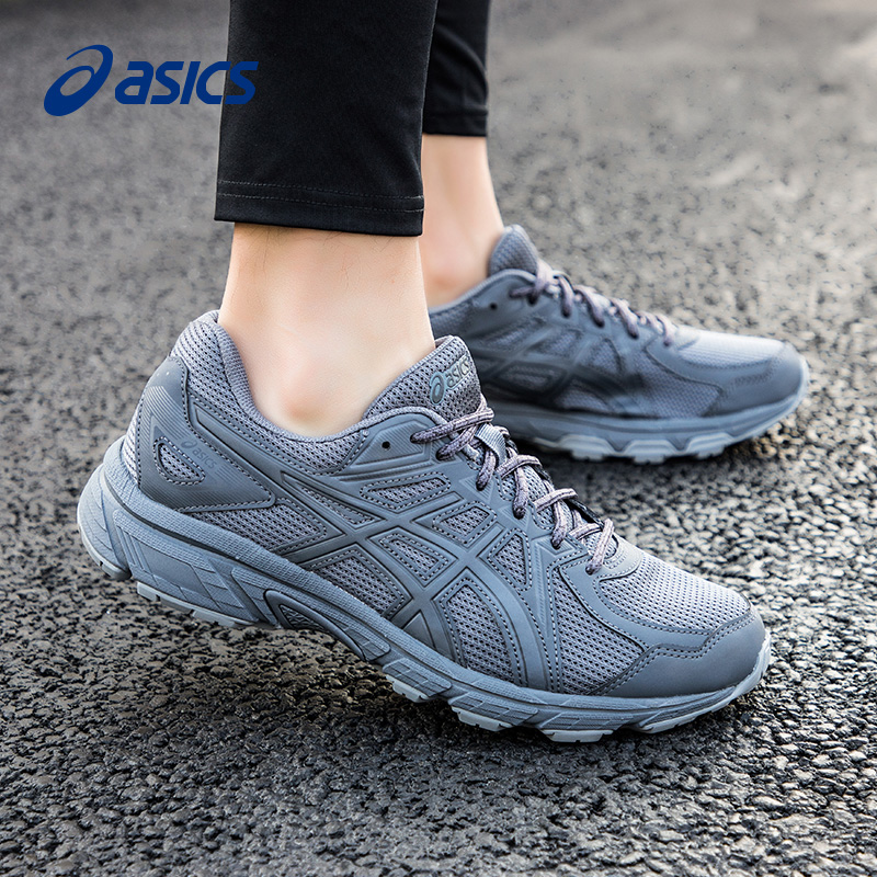 asics春款情侣款宽楦跑步鞋女鞋 asics亚瑟士非特跑步鞋