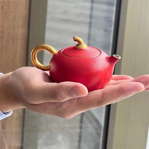 华祥苑茶具套装 福禄吉祥茶具组陶瓷5件套 春节送礼礼品 礼盒装 - 图1