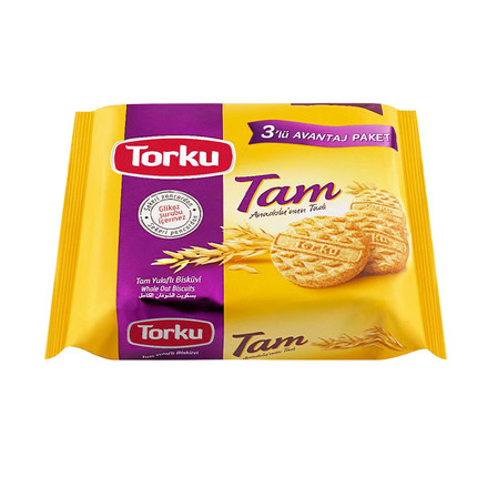 派迷palmi 土耳其进口燕麦饼干小包装125g休闲零食特产代餐饼干